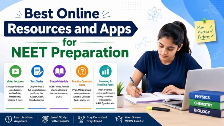 Best Online Resources and Apps for NEET Preparation